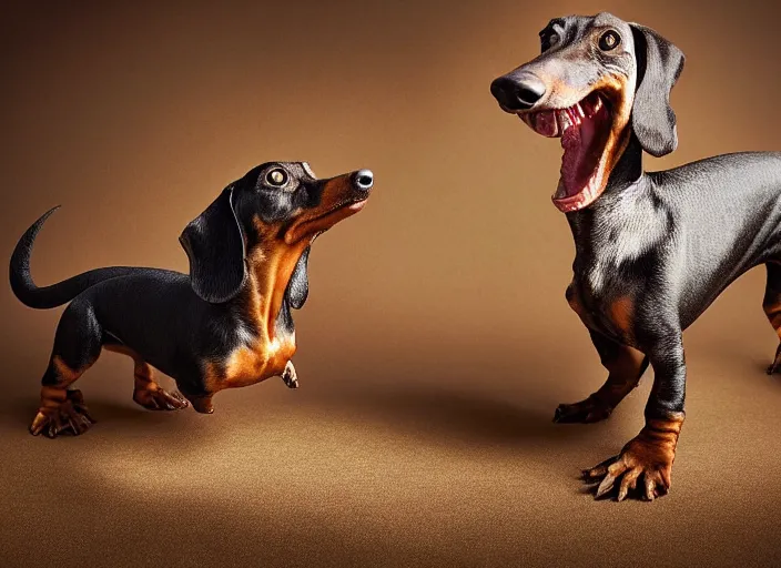 Image similar to Dachshund Tyrannosaurus Rex, National Geographic photo