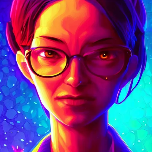 Image similar to skill magic geek inside matrix deepdream radiating a glowing aura stuff loot legends stylized digital illustration video game icon artstation lois van baarle, ilya kuvshinov, rossdraws,