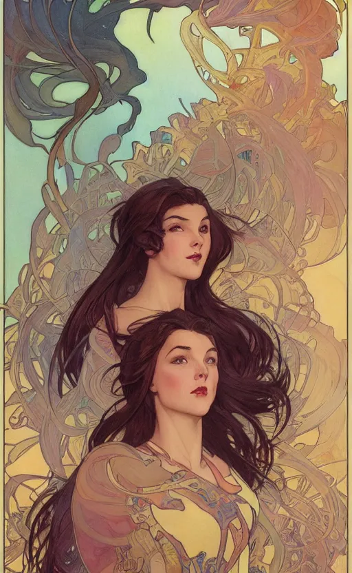 Image similar to paperback book cover by artgerm and greg rutkowski and alphonse mucha and wlop. 1 9 5 0 s. pure colors, melting clouds, accurately drawn details, a sunburst above a receding road with the light reflected in furrows and ruts, after rain. photorealistic. octane render. cinematic. trending on artstation. textless.