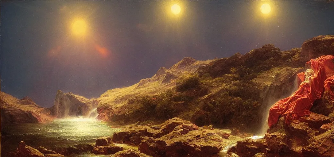 Image similar to Heaven-banned for sins against God by Frederic Edwin Church