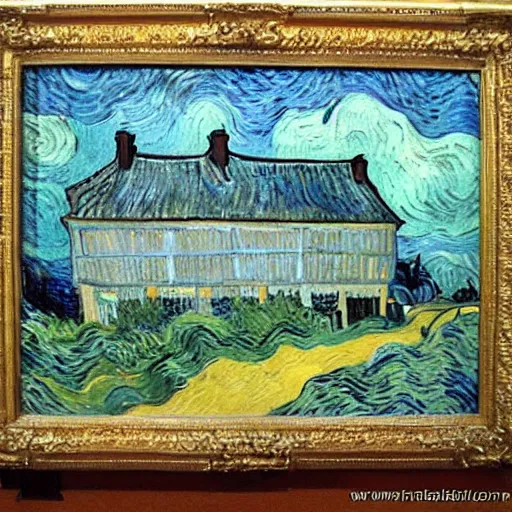 Prompt: nice comfy house painted by van gogh