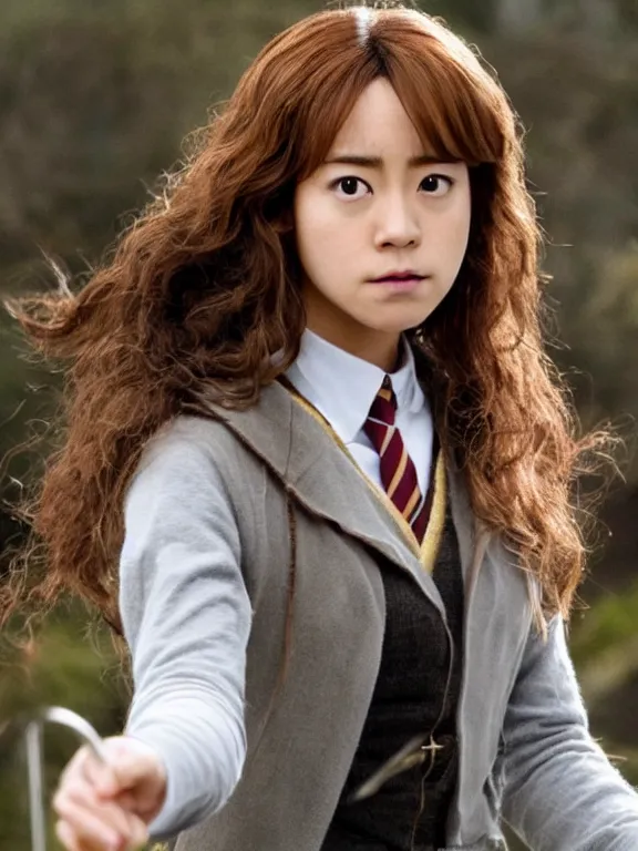 Image similar to Hermione Granger played by a Japanese actress