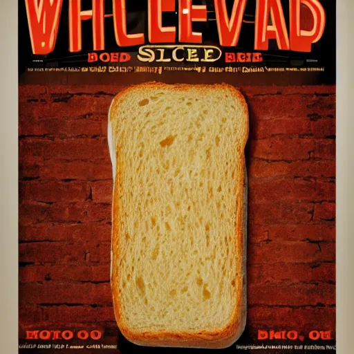 Prompt: elaborate movie poster for a slice of white bread, photorealistic