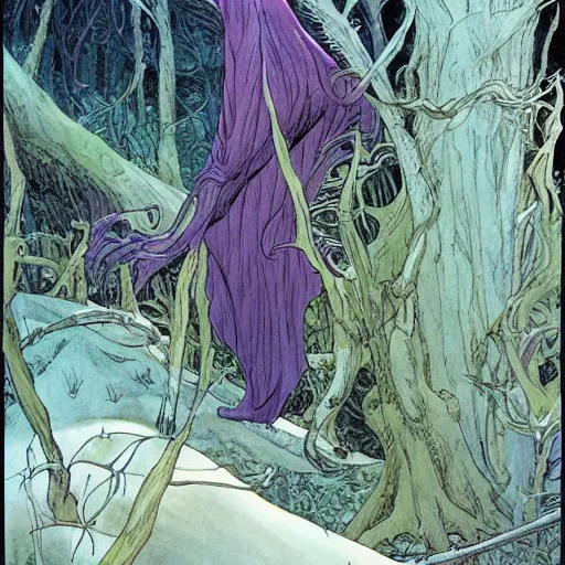 Prompt: art by charles vess