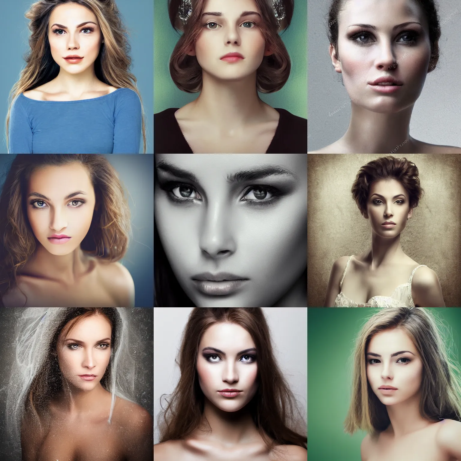 Image similar to beautiful woman portrait