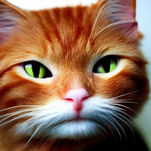 Image similar to ginger cat. unreal engine