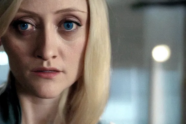 Prompt: A film still of an Olivia Taylor Dudley in Basic Instinct, high detail