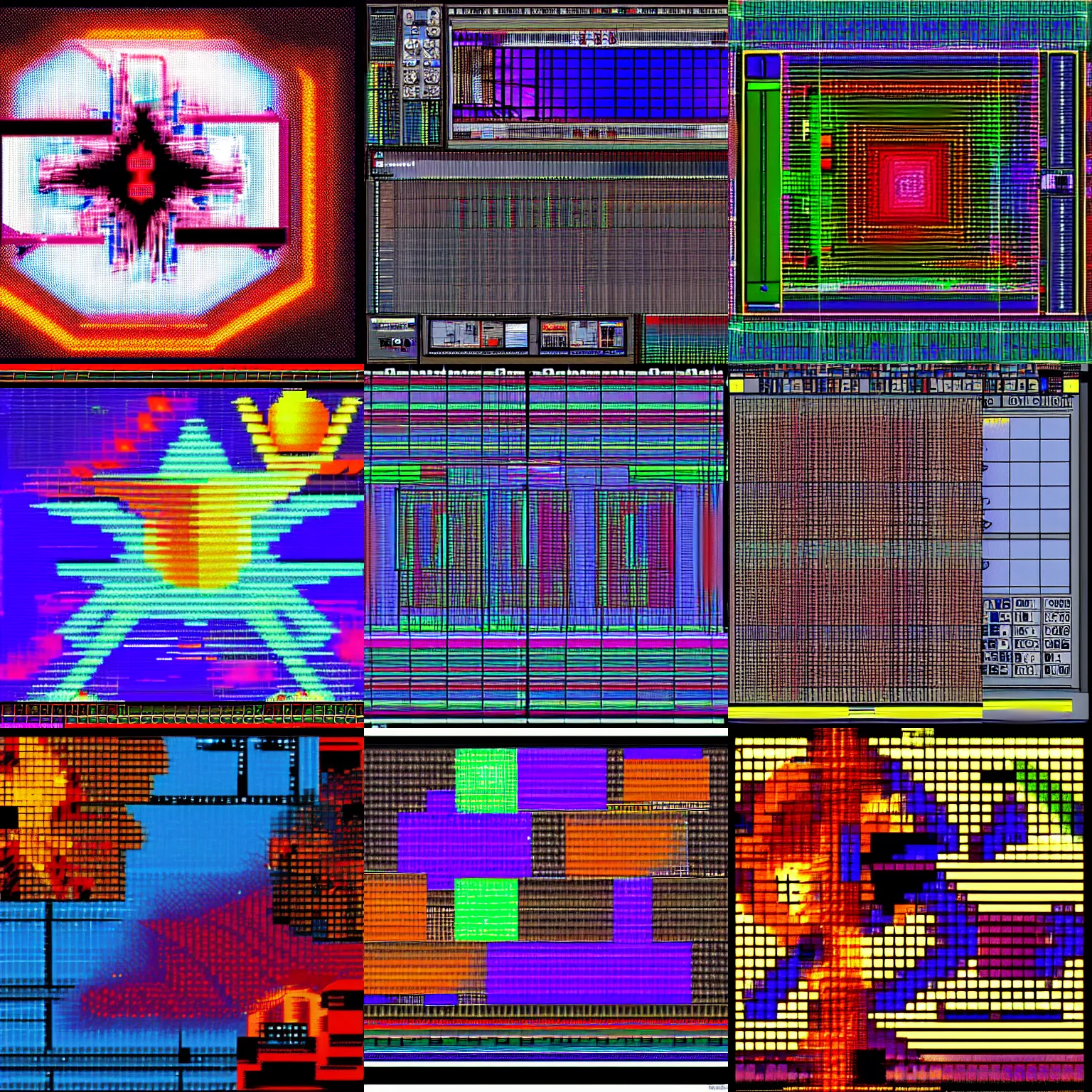 Prompt: demoscene - - computer fx art from 9 0 - s