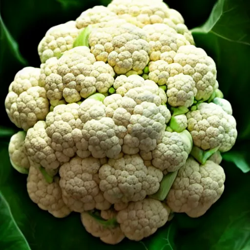 Image similar to cauliflower in incredible detail