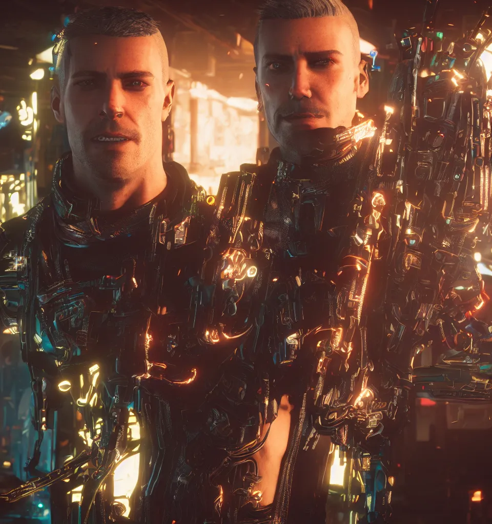 Image similar to johnny silverhand | cyberpunk 2 0 7 7 | portrait | hyperrealistic | dslr | 8 k