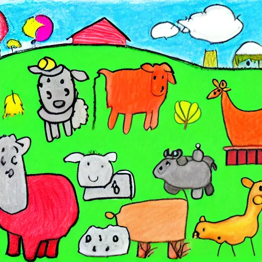 Hand Drawn Farm Animals Images - Free Download on Freepik
