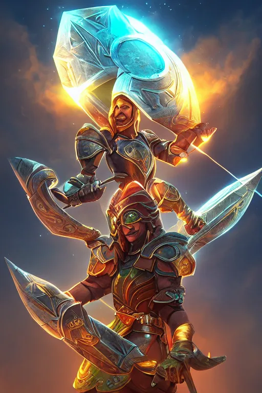 Image similar to shield fantasy epic legends game icon stylized digital illustration radiating a glowing aura global illumination ray tracing hdr fanart arstation by ian pesty and katarzyna da „ bek - chmiel