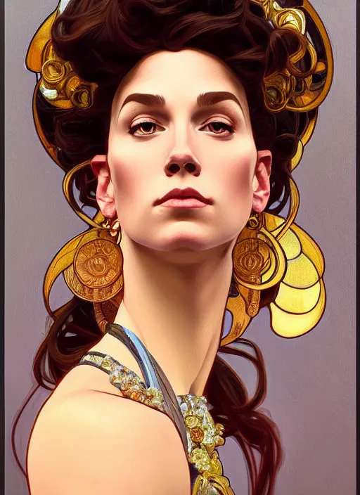 Prompt: oil portrait of greg universe, intricate, elegant, highly detailed, lighting, painting, artstation, smooth, illustration, art by greg rutowski and alphonse mucha