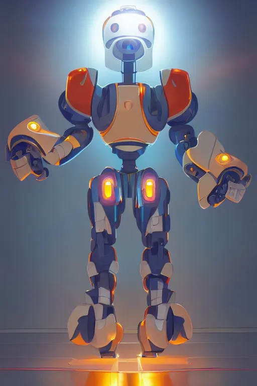 Image similar to metabots medabots medarotto medarot robot minimalist comics, behance hd by jesper ejsing, by rhads, makoto shinkai and lois van baarle, ilya kuvshinov, rossdraws global illumination ray tracing hdr radiating a glowing aura