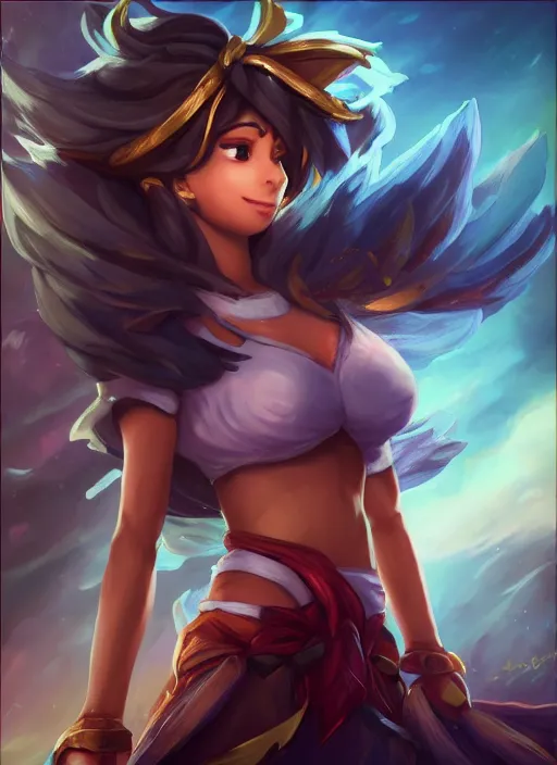 Image similar to taliyah, from league of legends, with abs, au naturel, athletic, perfect cosplay, symmetrical body, hyper detailed, digital art, trending in artstation, cinematic lighting, studio quality, smooth render, unreal engine 5 rendered, octane rendered, art style by klimt and nixeu and ian sprigger and wlop and krenz cushart