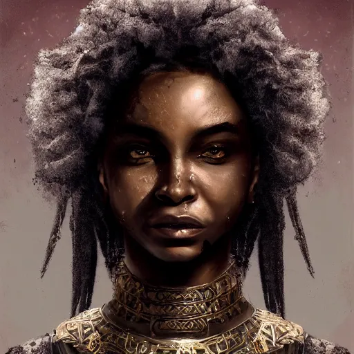 Prompt: portrait of a bitter angry rogue black man. Epic fantasy. beautiful. hyperrealism symetric face cinematic top lighting, insanely detailed and intricate, face by wlop, Charlie Bowater, golden ratio, symmetric, elegant, ornate, luxury, elite, matte painting, cinematic, trending on artstation, deviantart and cgsociety, 8k, high resolution