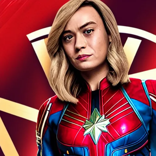 Image similar to margut robbie as captain marvel