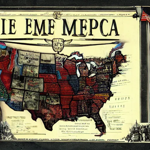 Prompt: The Empire of America