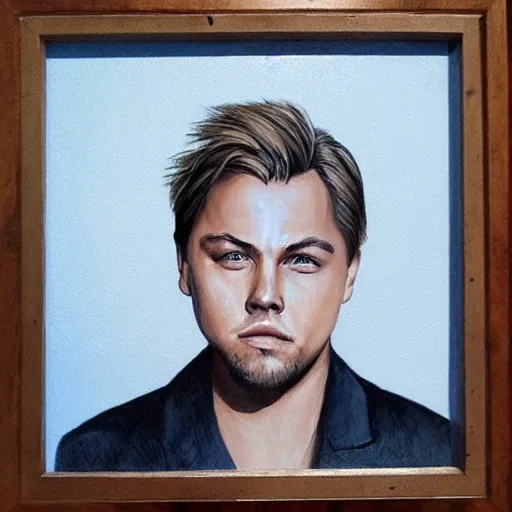 Prompt: el rubius painted by Leonardo DiCaprio