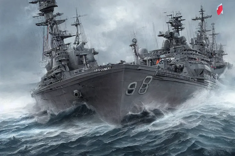 Prompt: Russian warship, hyperdetailed, cgsociety