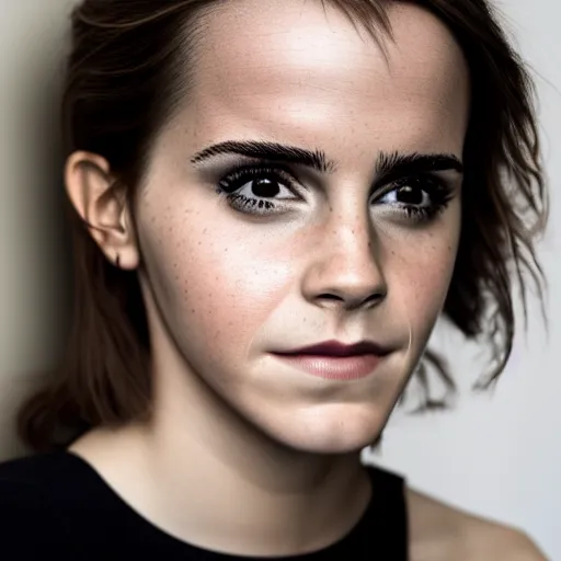 Image similar to portrait of emma watson, xf iq 4, f / 1. 4, iso 2 0 0, 1 / 1 6 0 s, 8 k, sense of depth, in - frame