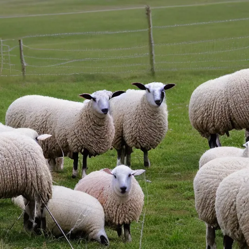 Image similar to sheep as part of a spider web