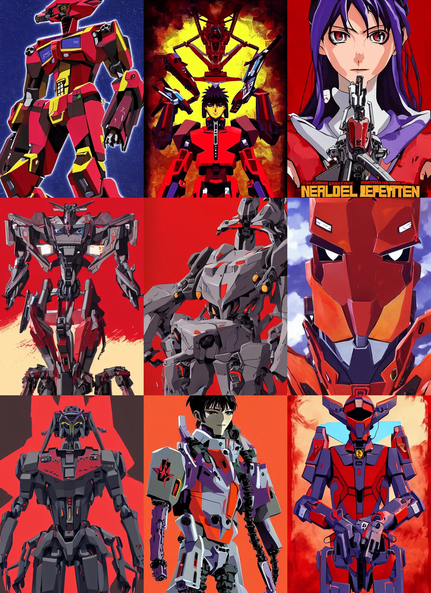 Prompt: evangelion mecha red dead redemption art style, rockstar games art, semi - realistic anime, portrait, beautiful face, symmetrical face