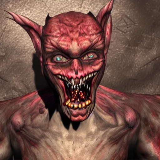 Prompt: ultra realistic evil nightmarish creature