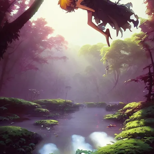 Image similar to brook by eiichiro oda!, greg rutkowski, loish, rhads, beeple, makoto shinkai, tom bagshaw, alphonse mucha, sharp focus, art by artgerm and greg rutkowski, stanley kubrick, backlit, harsh overhead sunlight,