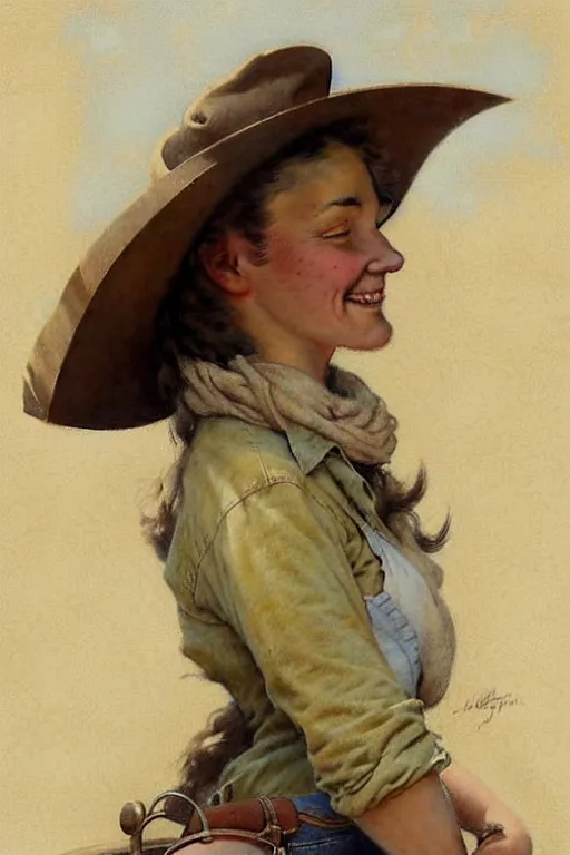 Prompt: (((((1950s wold west pioneer woman cover art . muted colors.))))) by Jean-Baptiste Monge !!!!!!!!!!!!!!!!!!!!!!!!!!!