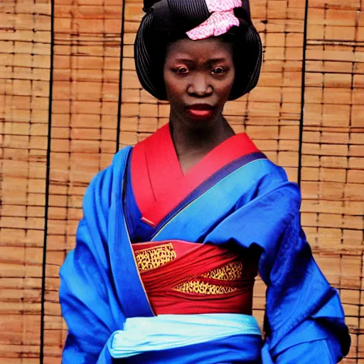 Image similar to African geisha mistery photography