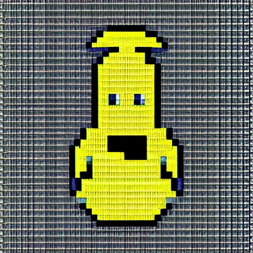 Prompt: pixel banana, low res, very detailed