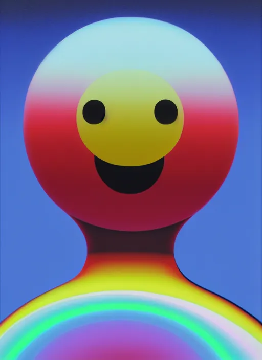 Prompt: ios glass sphere emoji by shusei nagaoka, kaws, david rudnick, airbrush on canvas, pastell colours, cell shaded, 8 k