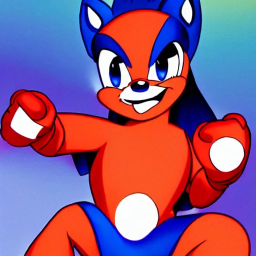 Prompt: Knuckles' sister Joint by Ken Penders