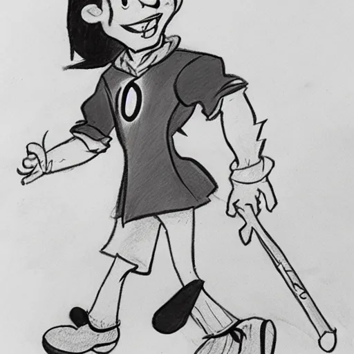 Image similar to milt kahl pencil sketch of Lionel Messi in disney snow white