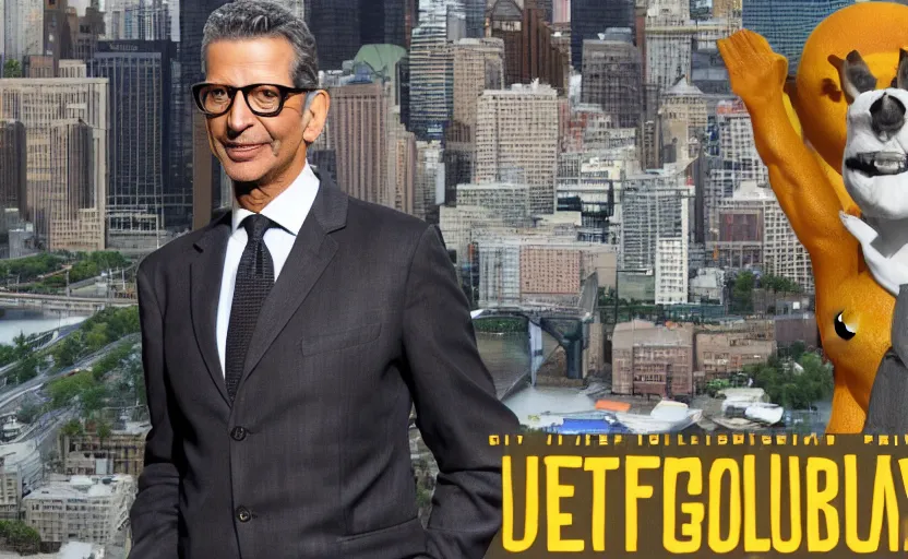 Image similar to jeff goldblum visits pittsburgh, desktop background, hd, 4 k