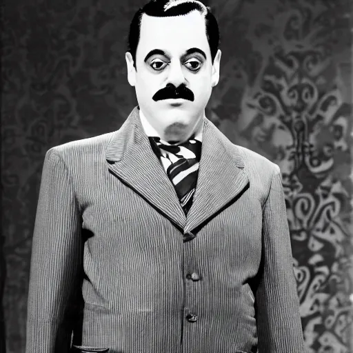 Image similar to bill murras as gomez addams in addams family