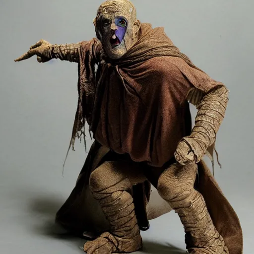 Prompt: Anthony Fauci as golem from lord of the rings, highly detailed