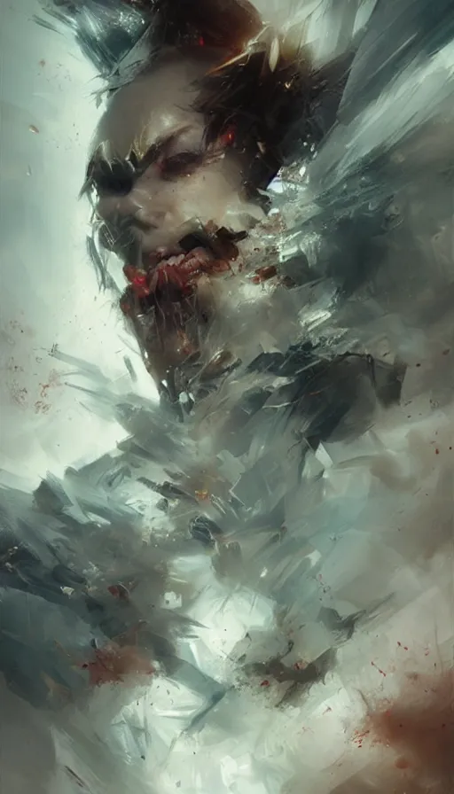 Image similar to rage, by ruan jia