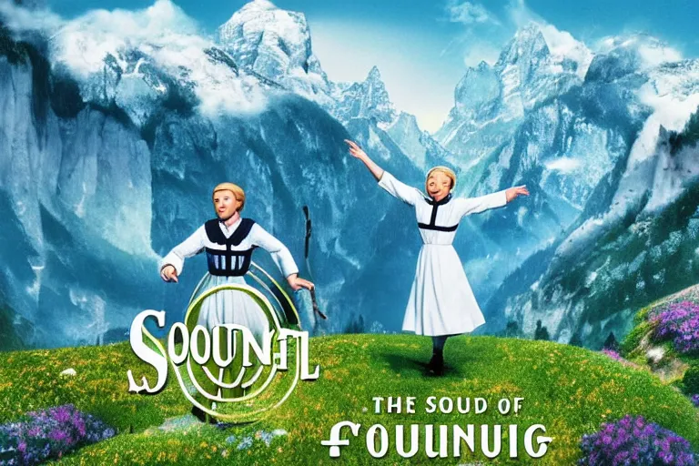 Image similar to still image from the sound of music by pixar, ultra detailed, finely detailed