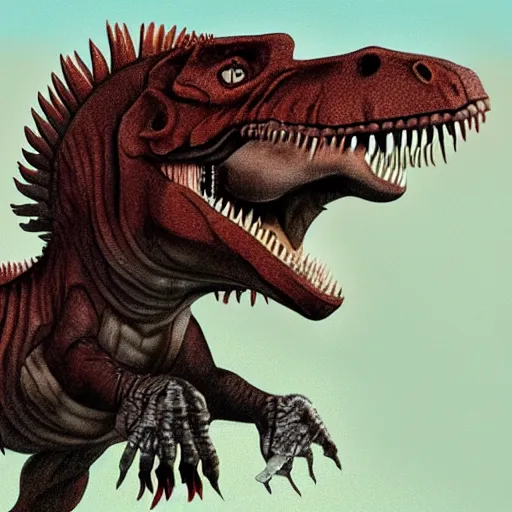 Image similar to tyrannosaurus rex 2 0 2 2 paleoart