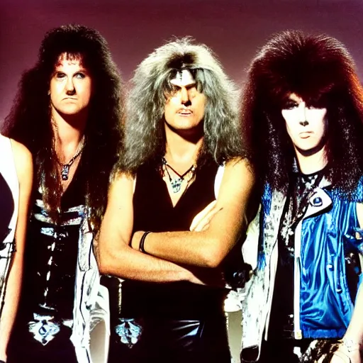 Image similar to 1 9 8 0 s hair metal band