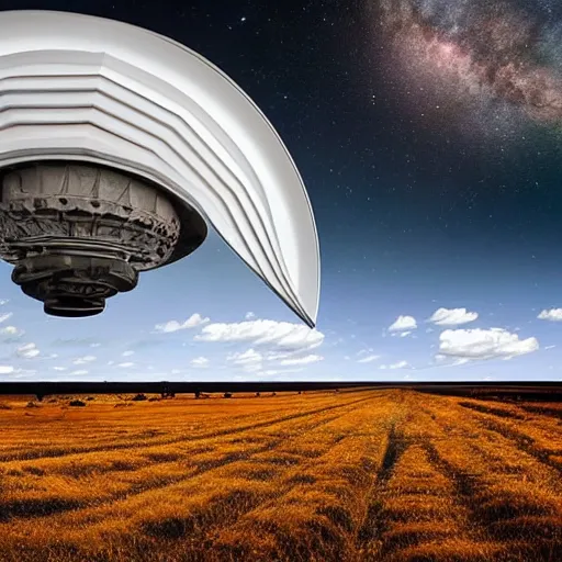 Image similar to huge mysterious ufo ignoring the laws of physics over a natural scene. strange otherwordly material. entries in the 2 0 2 0 sony world photography awards.