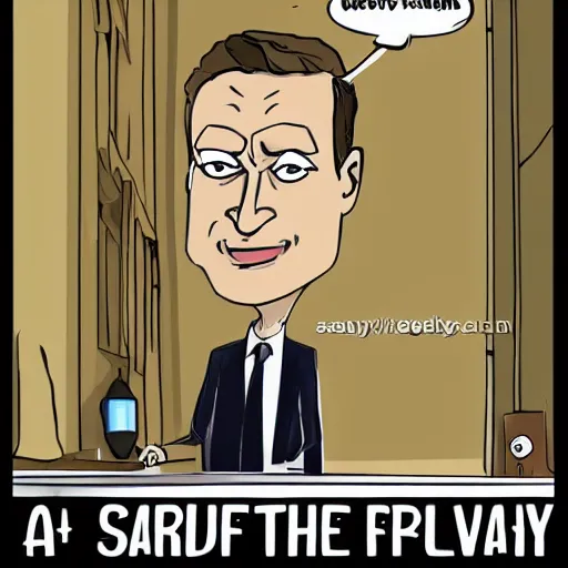 Prompt: Sad Navalny cartoon
