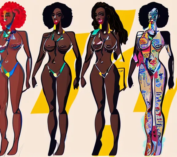 Image similar to beautiful stylish character concept art of the venus de milo in the style of virgil abloh with nascar colors and corporate logos