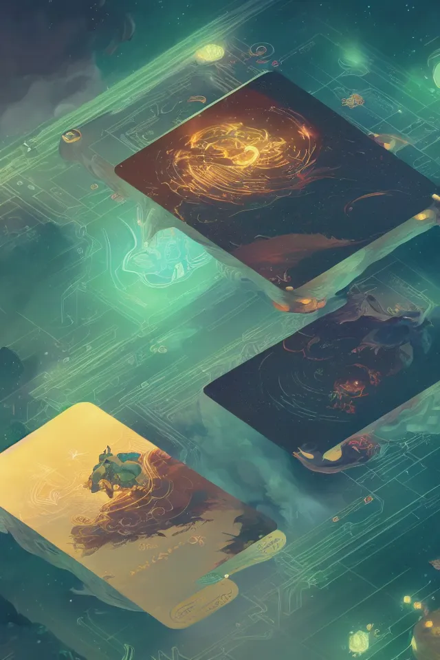 Image similar to beautiful render of user interface, tarot by victo ngai and andreas rocha and greg rutkowski, trending on artstation, unreal engine, 8 k hd wallpaperjpeg artifact, blur, artfact