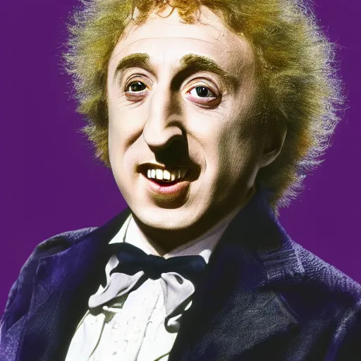 Image similar to highly detailed portrait of Gene Wilder, trending on artstation, 8k, high quality