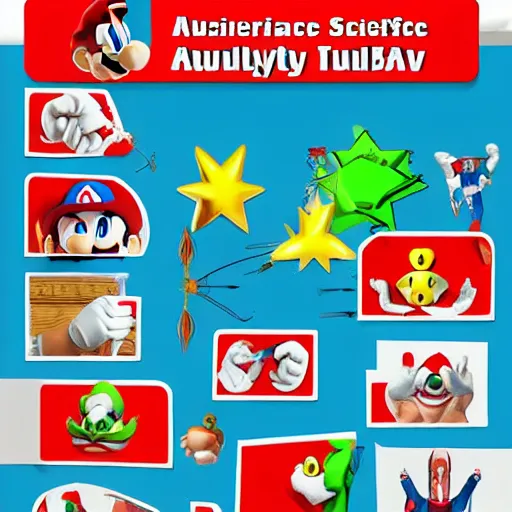 Prompt: scientific accurate Super Mario autopsy