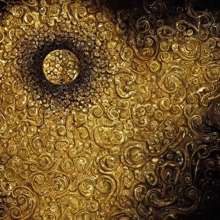 Image similar to a beautiful picture of all that glitters is not gold, highly detailed, a picture about the human soul, about its properties and manifestations, not everything good that looks beautiful, there is something ugly, but very important and beautiful internally, visual art, 8 k resolution