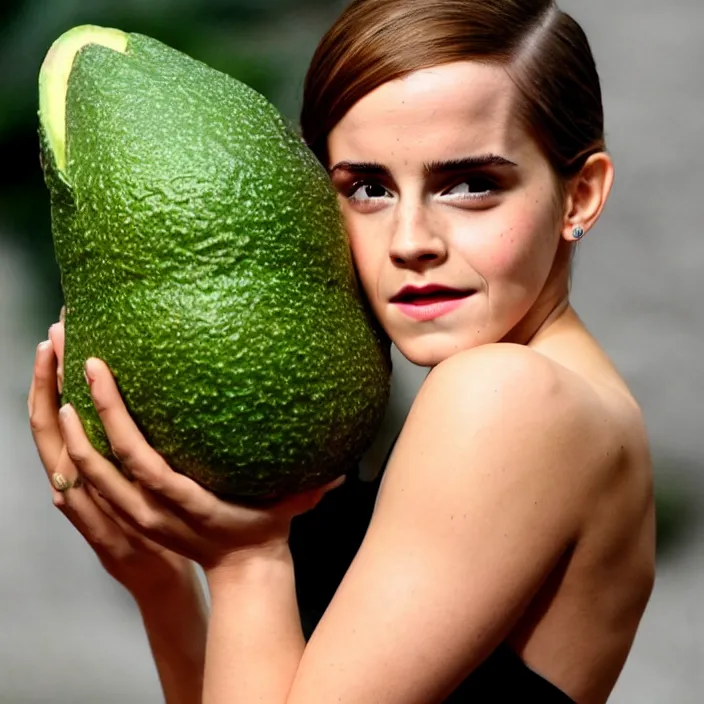 Prompt: emma watson starring as an avocado in the upcoming dramatic avocado movie, 8 k, movie still